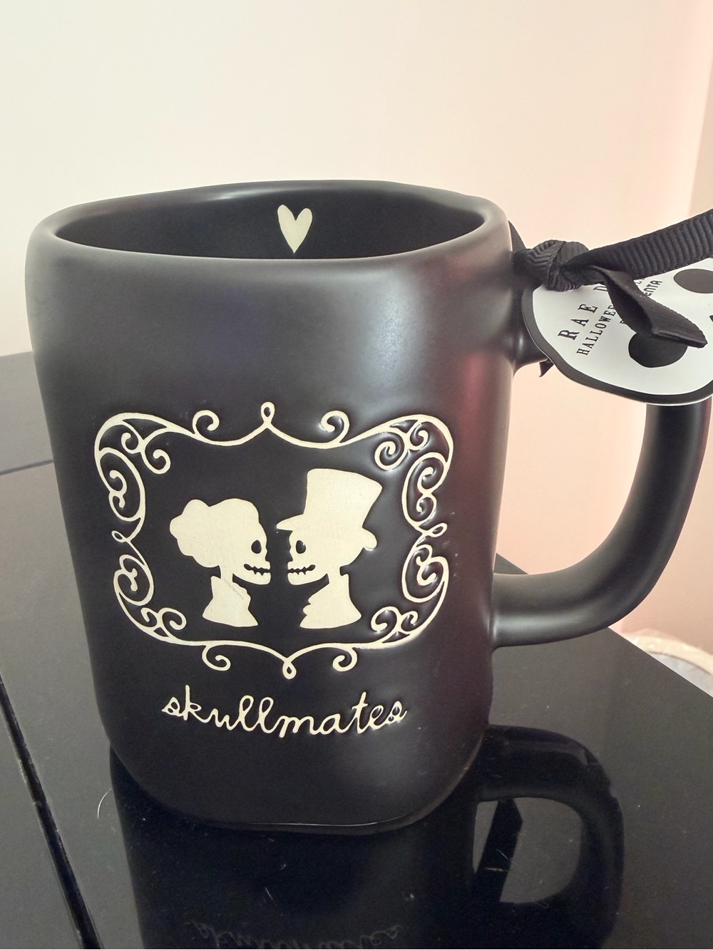 Rae Dunn NWT Skullmates mug